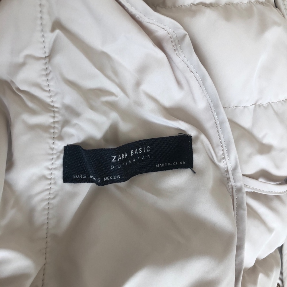 Zara basic puffer jacket - Picture 3 of 5